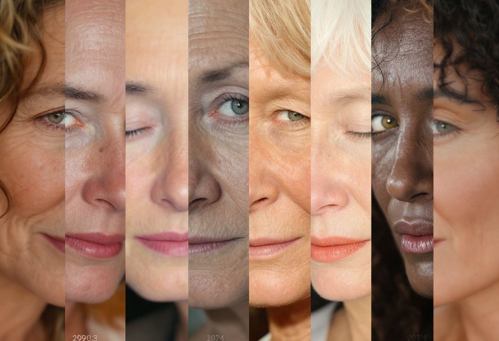 skin aging process