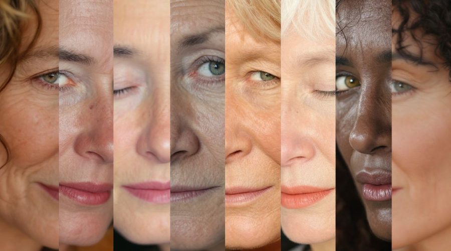 skin aging process