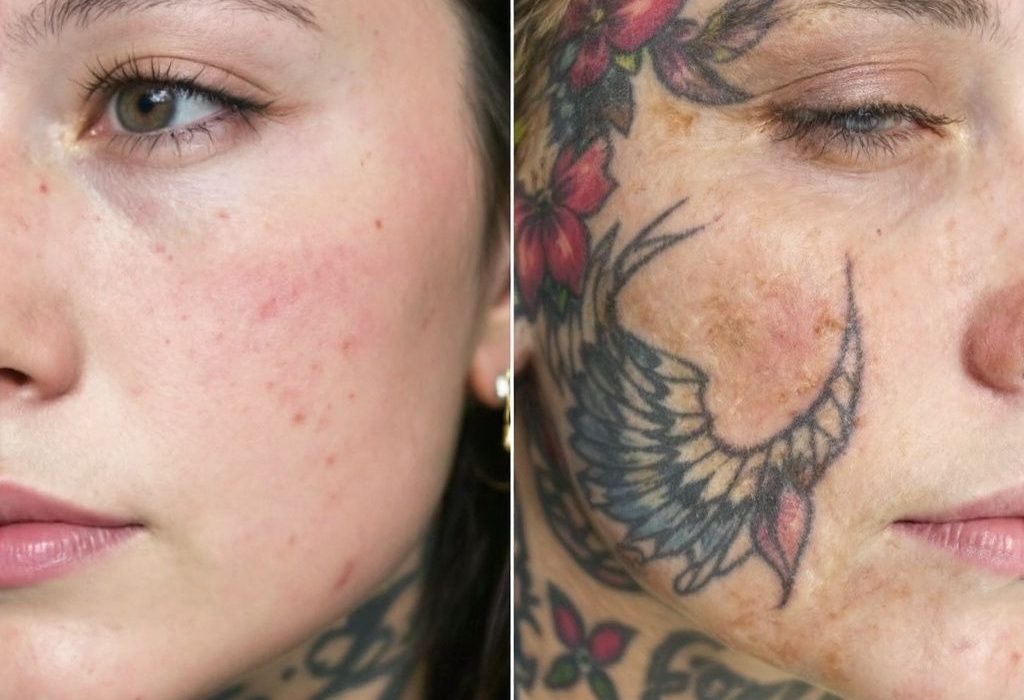 tattoo aging