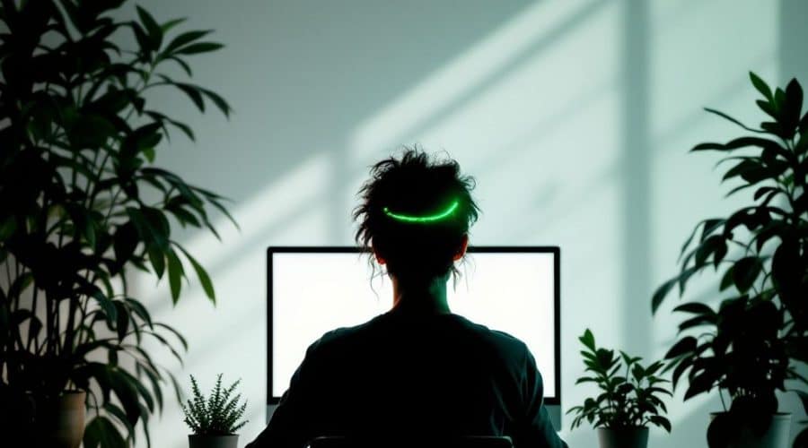 computer face