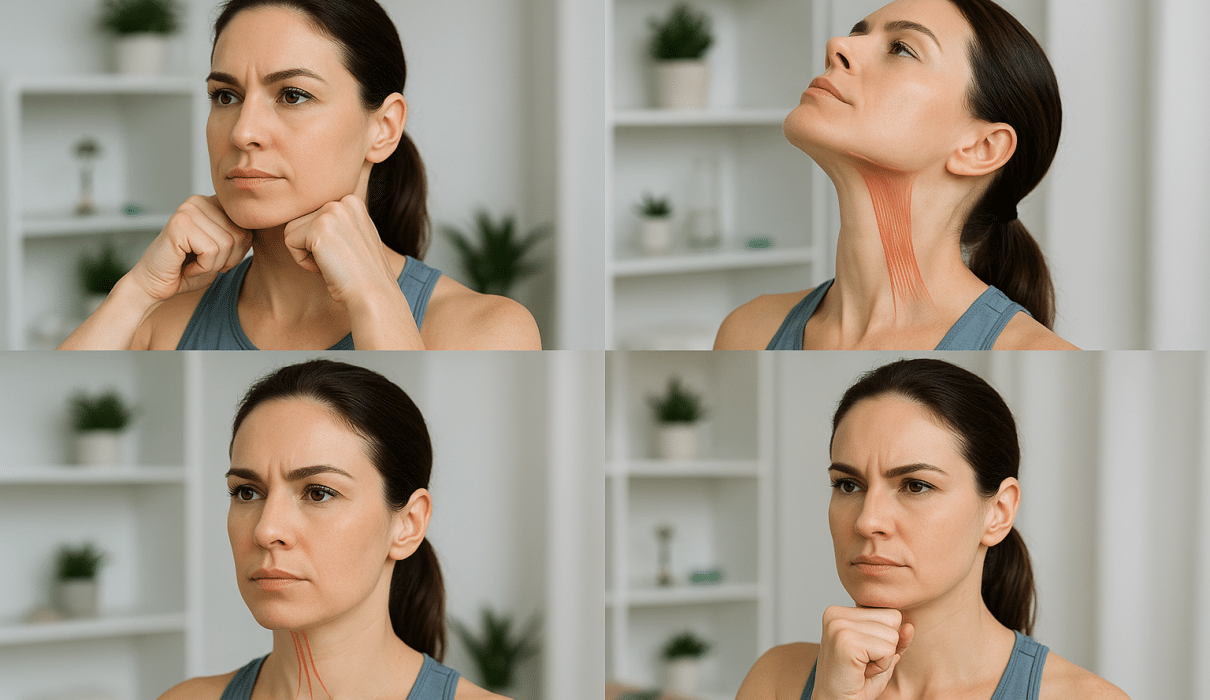 7 Powerful Face Yoga Exercises That Transform Your Jawline and Neck