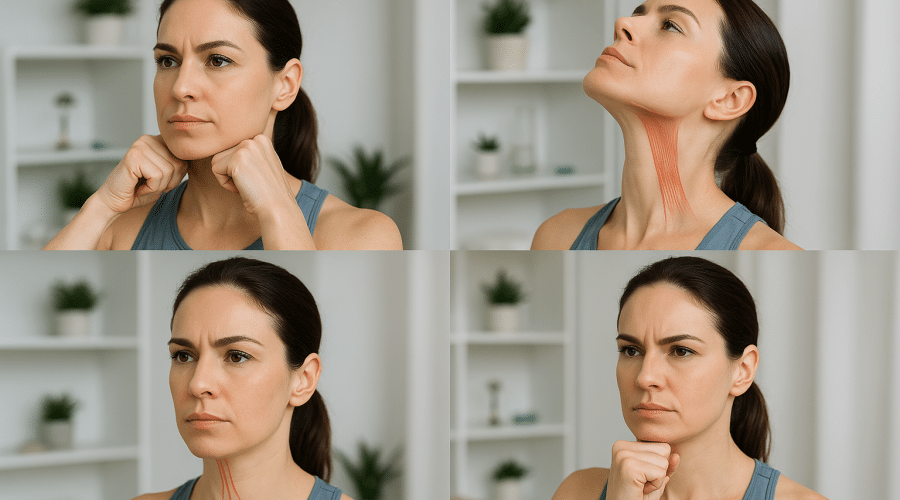 7 Powerful Face Yoga Exercises That Transform Your Jawline and Neck