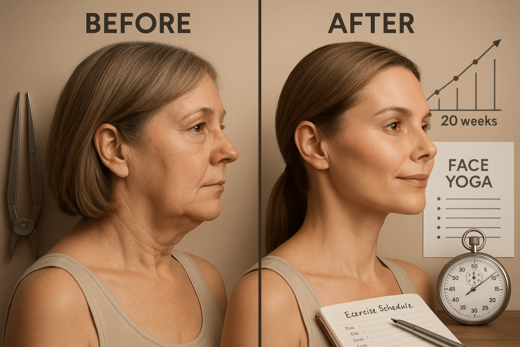 7 Transformative Face Yoga Exercises for a Sculpted Jawline and Neck
