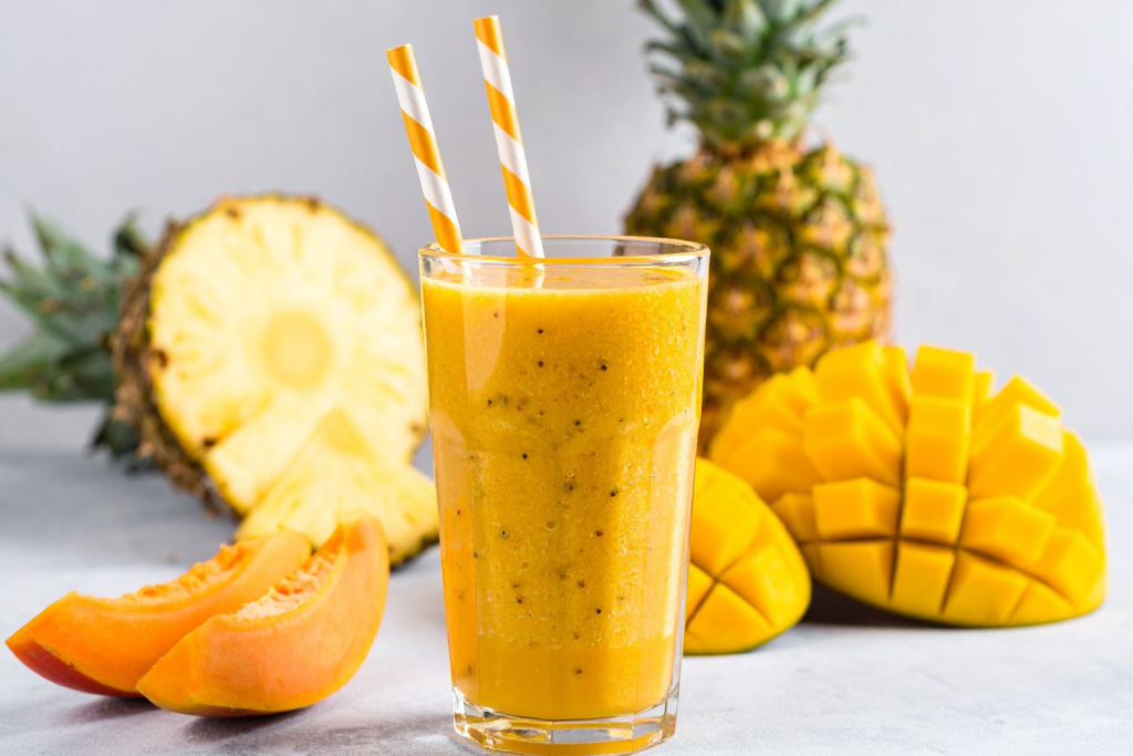 juice rich in enzymes