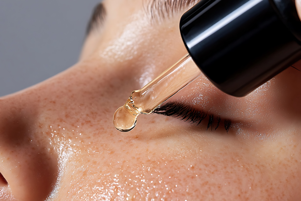 how collagen serum interacts with skin